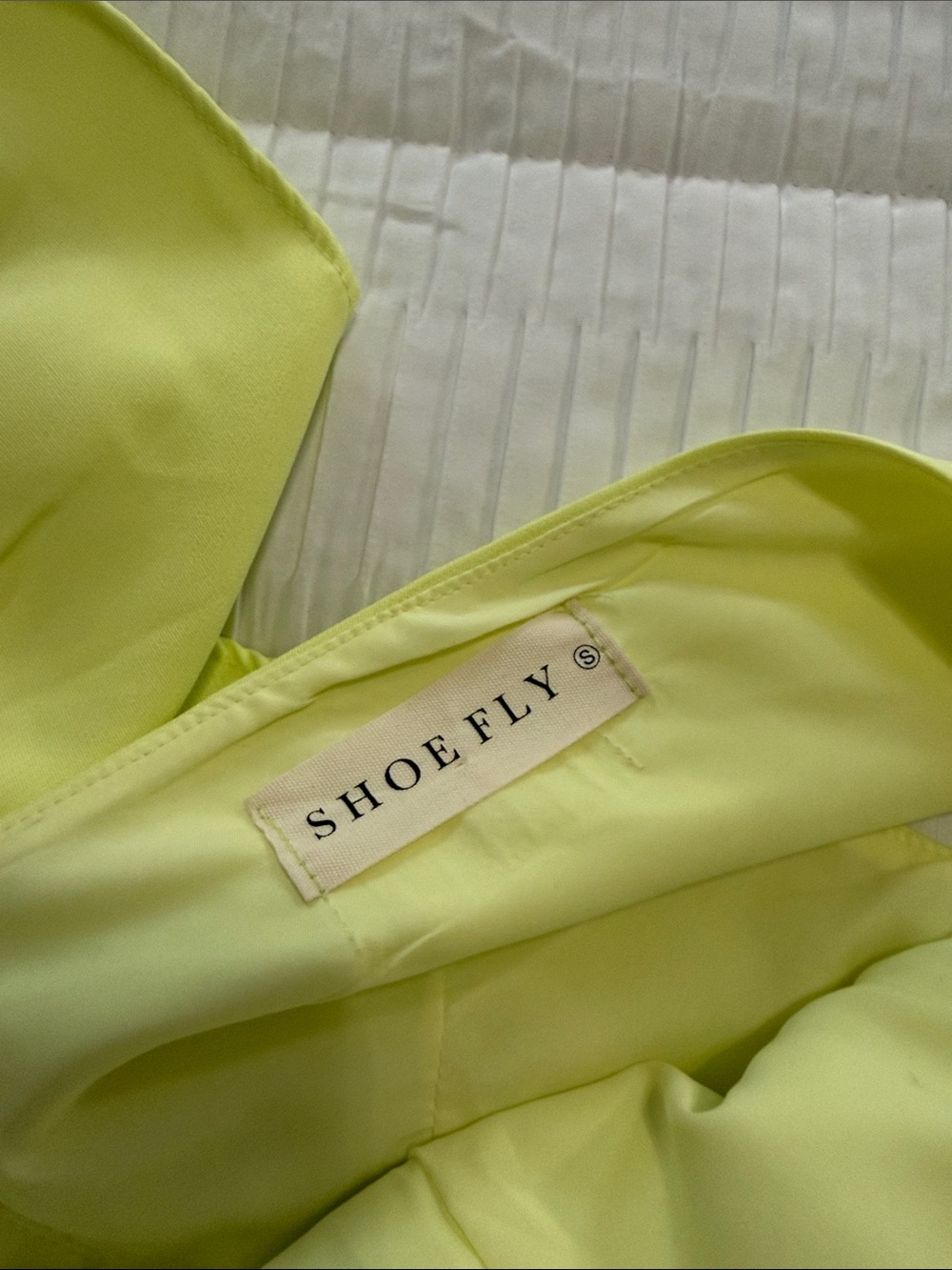 Yellow Ruffle One-Shoulder Romper - Picture 3 of 3